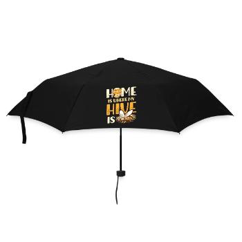 La maison est l’endroit où ma ruche est apiculteur - Parapluie standard - noir - Devant