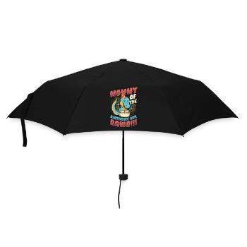 Dinosaure Maman d’Birthday Boy - Parapluie standard - noir - Devant