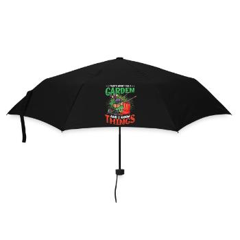 C’est ce que je fais, je jardine et je sais des choses - Parapluie standard - noir - Devant