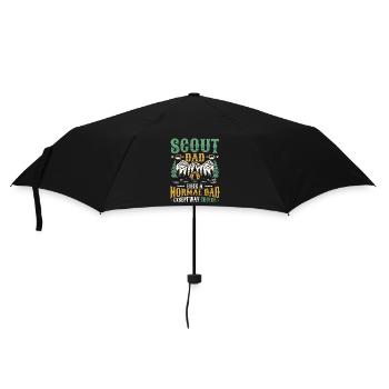 Scout Dad like a normal dad, only much cooler - Umbrella (small) - black - Front