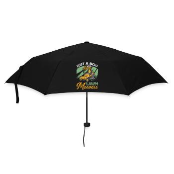 Juste un garçon qui aime la tondeuse à gazon - Parapluie standard - noir - Devant