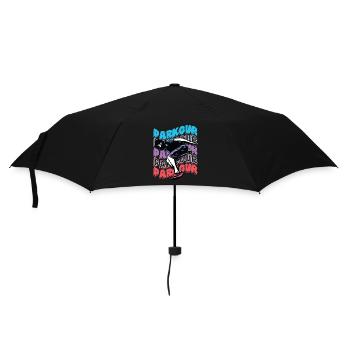 Free-running parkour - Umbrella (small) - black - Front