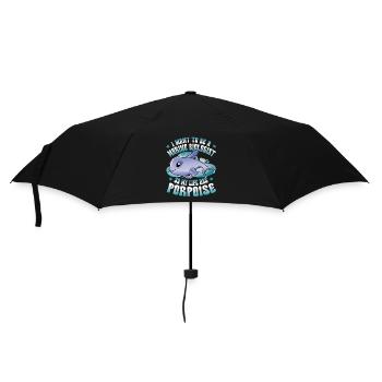 Marine Biologist Life Hat Porpoise - Umbrella (small) - black - Front