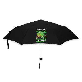 Verwirrter Als Ein Chamäleon. - Regenschirm (klein) - Schwarz - Vorne