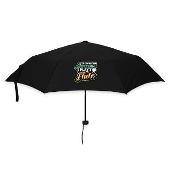 Bien sûr, je suis fantastique, je joue de la flûte. - Parapluie standard - noir - Devant