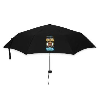 Late risers, morning grouches, owls, late risers. - Umbrella (small) - black - Front