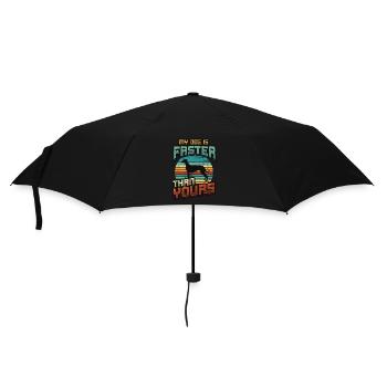 Mon chien est plus rapide que votre lévrier. - Parapluie standard - noir - Devant