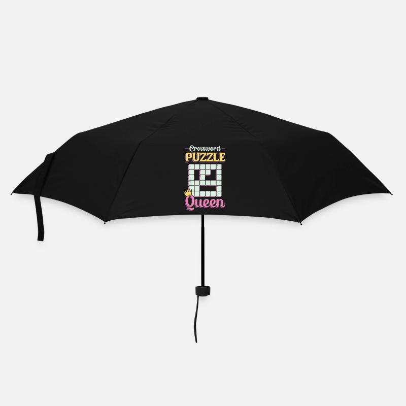Crossword Queen Crossword Puzzles - Umbrella (small) - black