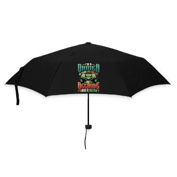 Gamers Have Many Lives Video Games Boys Play - Umbrella (small) - black - Front