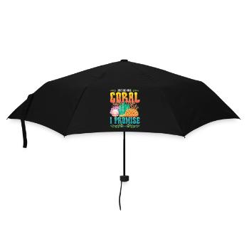 Un seul corail de plus je promets, réservoir de récif - Parapluie standard - noir - Devant