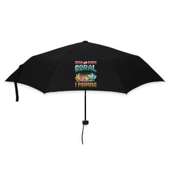 Un seul corail de plus je promets, réservoir de récif - Parapluie standard - noir - Devant