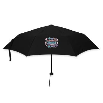 Nur Noch Eine Muschel, Sammler Muschel - Regenschirm (klein) - Schwarz - Vorne