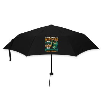 Harp player, Harp player, Harp - Umbrella (small) - black - Front