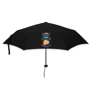 Son corps, son choix, les droits des femmes Pro Choice - Parapluie standard - noir - Devant