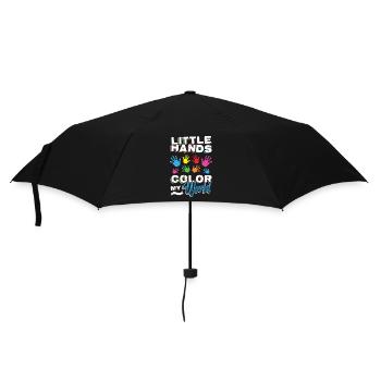 Little Hands Color My World, enseignante de maternelle - Parapluie standard - noir - Devant