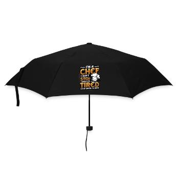 Je suis un chef que je n’arrête pas - Parapluie standard - noir - Devant