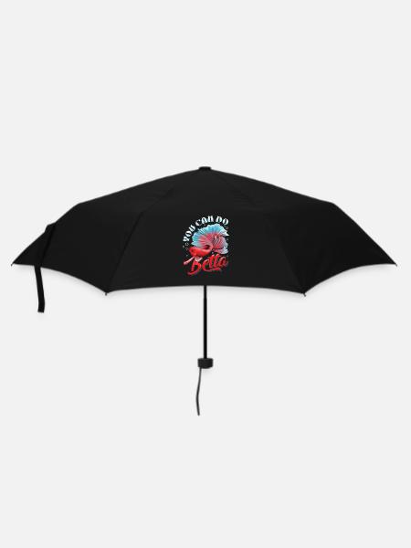 Haltung Von Betta-fischen - Regenschirm (klein) - Schwarz