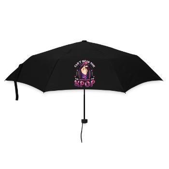 I don't hear you, I hear Kpop - Umbrella (small) - black - Front