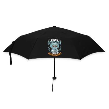 Hausaufgaben machen, fühlt sich nicht gut an - Regenschirm (klein) - Schwarz - Vorne
