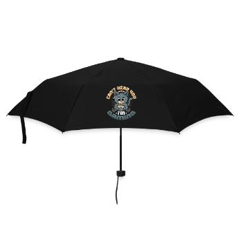 I can't hear you, I'm playing - Umbrella (small) - black - Front