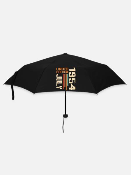 Juillet 1954 Cadeau D’anniversaire 1954 July 1954 - Parapluie standard - noir