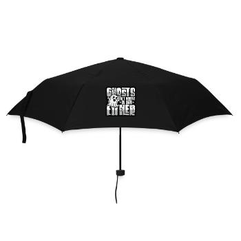 Geister Glauben Auch Nicht An Dich - Regenschirm (klein) - Schwarz - Vorne