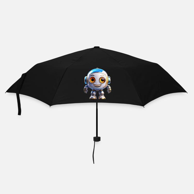 Robot - Umbrella (small) - black
