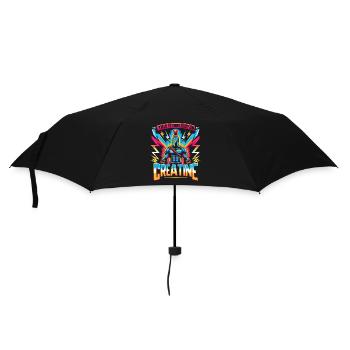 Humor Kreatin Sport Bodybuilding - Regenschirm (klein) - Schwarz - Vorne