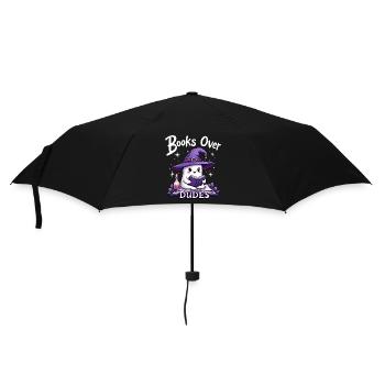 Ghost Woman Loves Reading Halloween - Umbrella (small) - black - Front