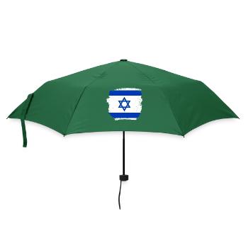 Israël Vintage Drapeau Israélien - Parapluie standard - vert bouteille - Devant