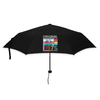 Original Juillet 1975 47ème Anniversaire Cadeau Hommes - Parapluie standard - noir - Devant