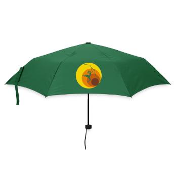 Kletter Sturz-Retro - Regenschirm (klein) - Flaschengrün - Vorne