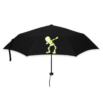 Halloween Dab Dance Skeleton I Dabbender spirit - Umbrella (small) - black - Front