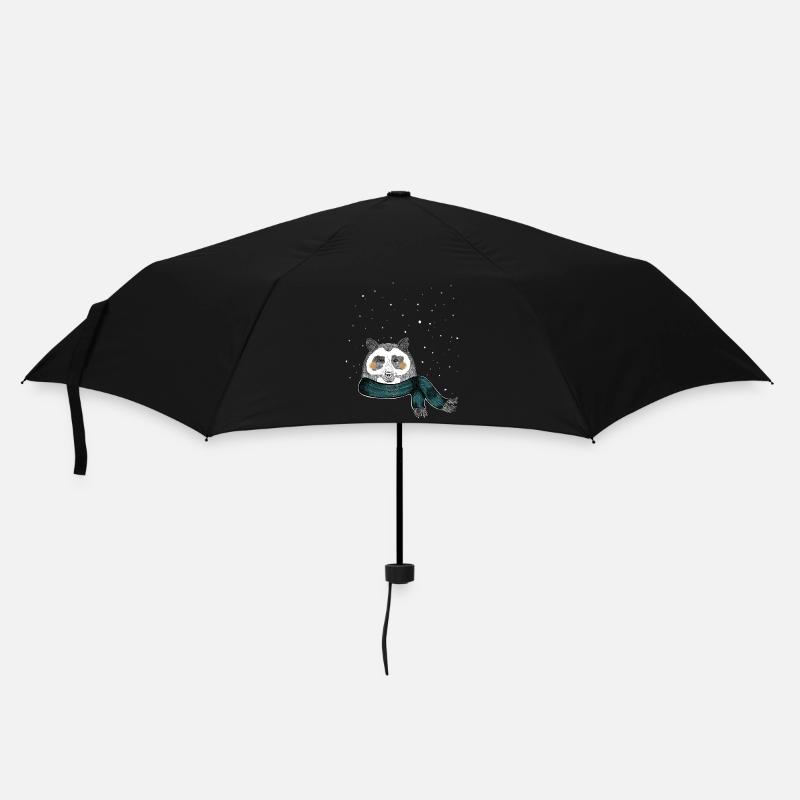 Winter bear - Umbrella (small) - black