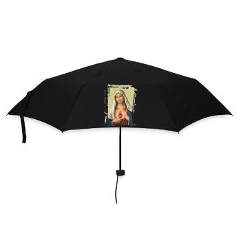Holly Mary Maria Madonna Mariana Virgin Mary - Umbrella (small) - black - Front