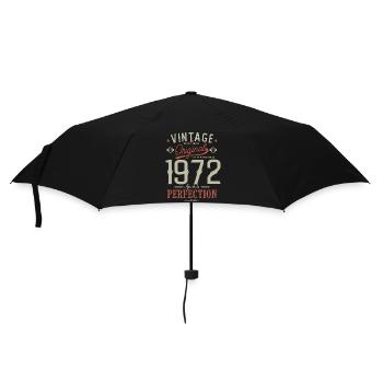 Age of Perfection 1972 Anniversary 51 Years - Umbrella (small) - black - Front