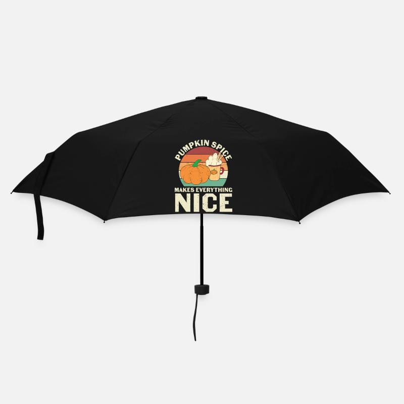 Pumpkin Spice Makes Everything Nice - Umbrella (small) - black
