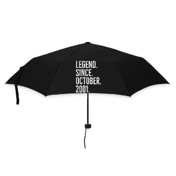 Legend Since October 2001 - Umbrella (small) - black - Front