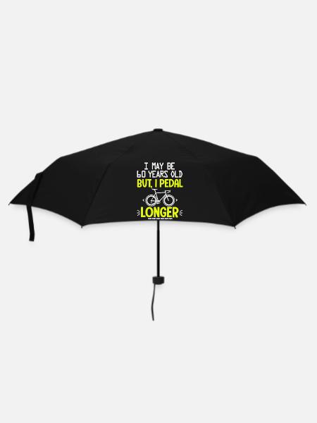 60 years old anniversary cycling 60 th - Umbrella (small) - black