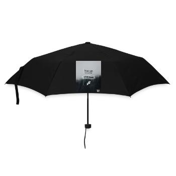 Zitate - Regenschirm (klein) - Schwarz - Vorne