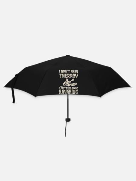 Kayak Kayaking Paddle Kayaker Kayaker - Parapluie standard - noir
