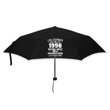 Cadeau d'anniversaire légendes sont nées en 1998 - Parapluie standard - noir - Devant
