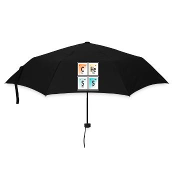 Chess | Periodic Table of Elements - Umbrella (small) - black - Front