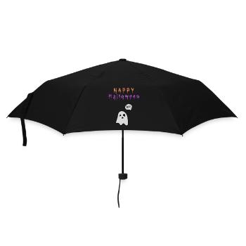 Happy Halloween Ghost - Umbrella (small) - black - Front