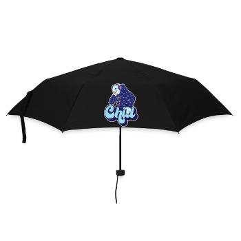 Chill Cool Fun Snowman Winter Snow Christmas Gift - Umbrella (small) - black - Front
