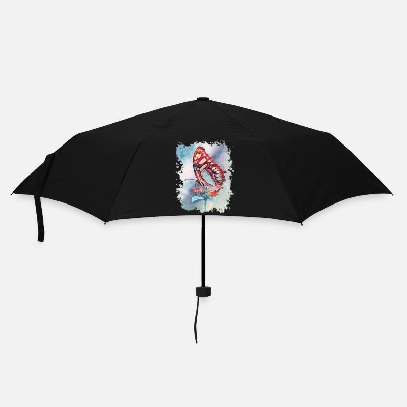 butterfly - Umbrella (small) - black