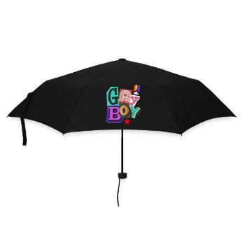 Gay Boy T-Shirt - Regenschirm (klein) - Schwarz - Vorne