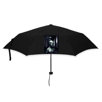 Evil Alien - Umbrella (small) - black - Front