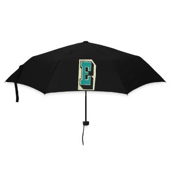 Letter E - Umbrella (small) - black - Front