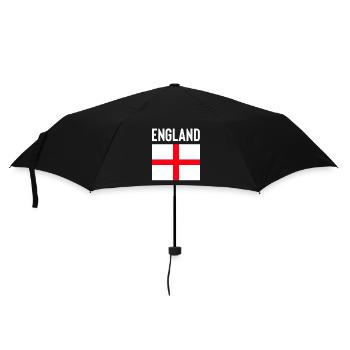 England Fußball - Regenschirm (klein) - Schwarz - Vorne